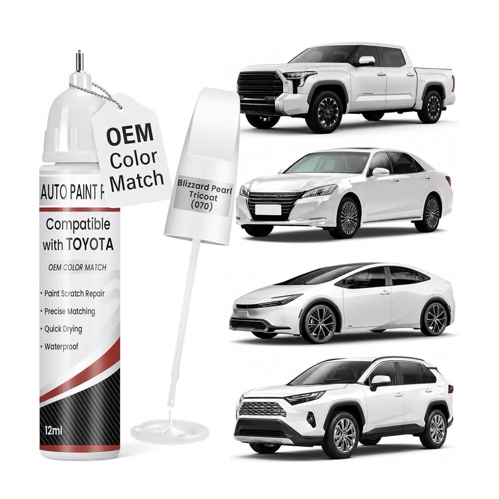 Professional OEM Color Match Touch Up Paint for Toyota – 070 Blizzard Pearl